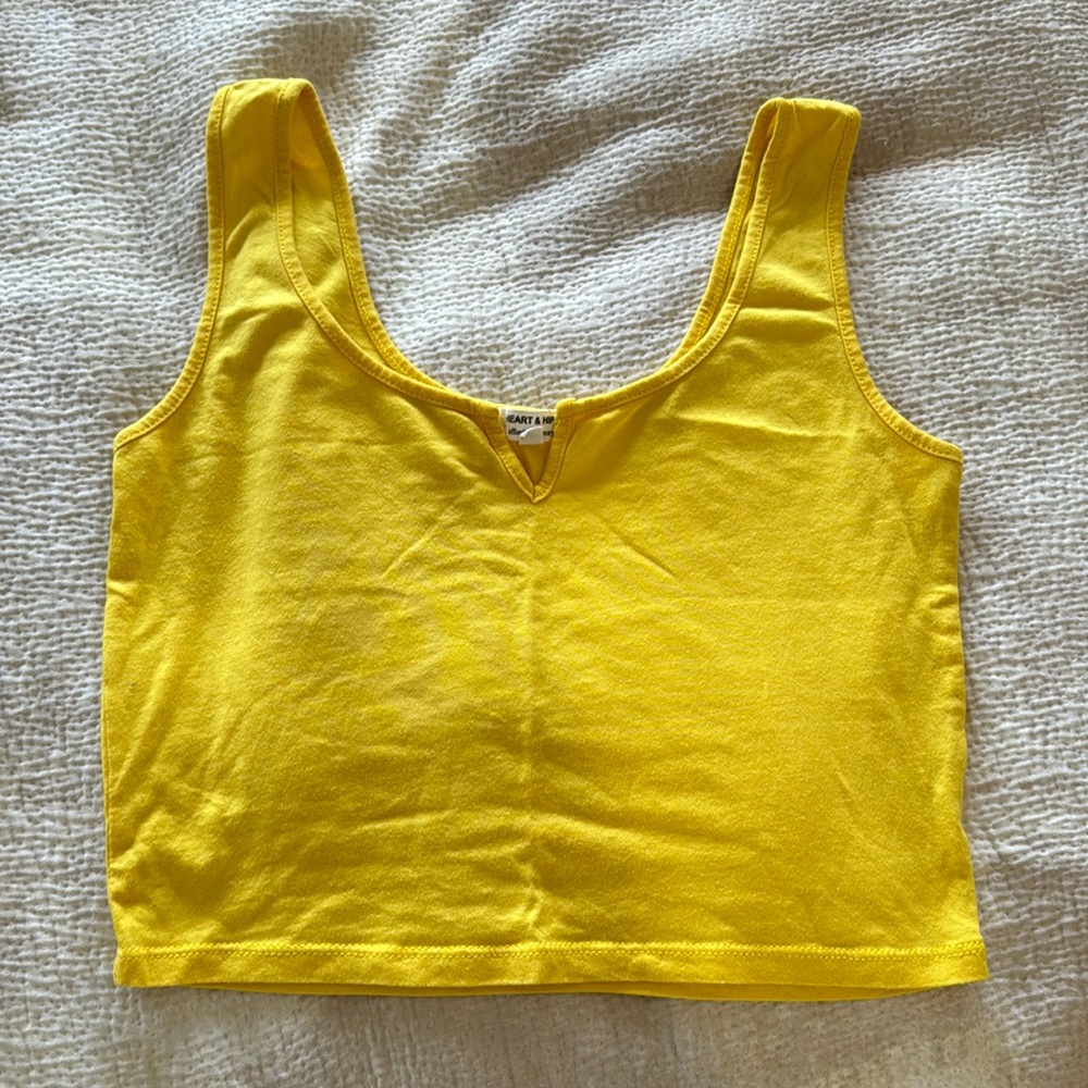 Yellow tank top